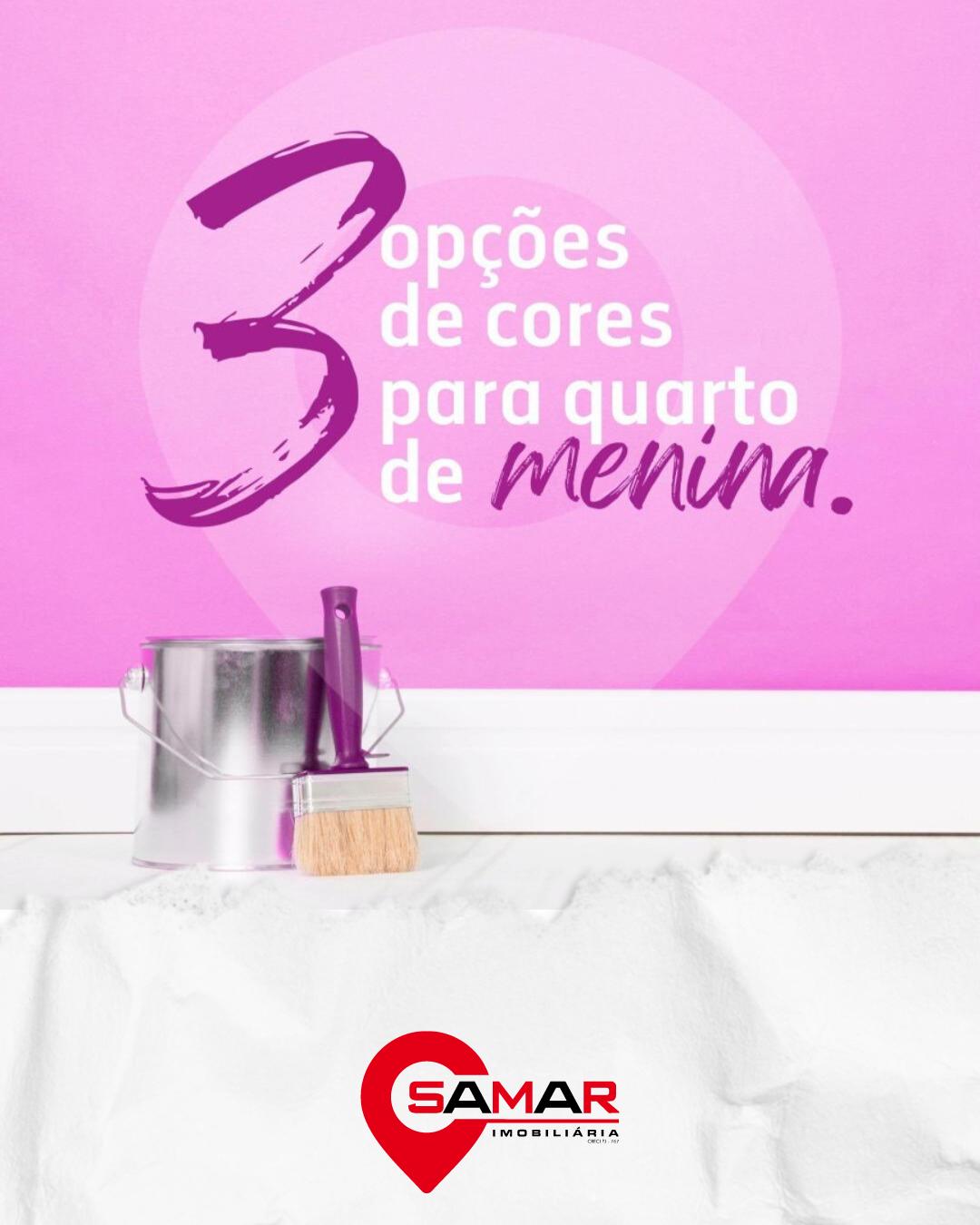 3 opções de cores encantadoras para quarto de menina